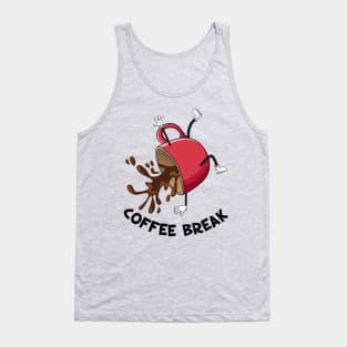 Coffee Addict Brake Dancer Tank Top